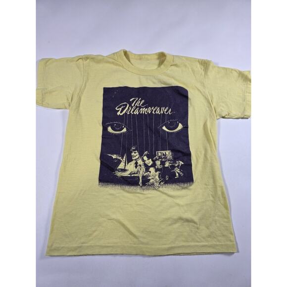 Vintage 80s Dreamweaver Play Yellow T Shirt Small - Picture 2 of 3